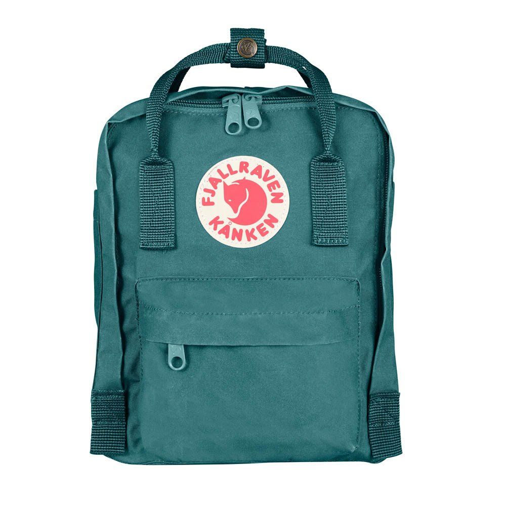 Zaino Mini Kanken Verde Fjällräven Moda Bambino