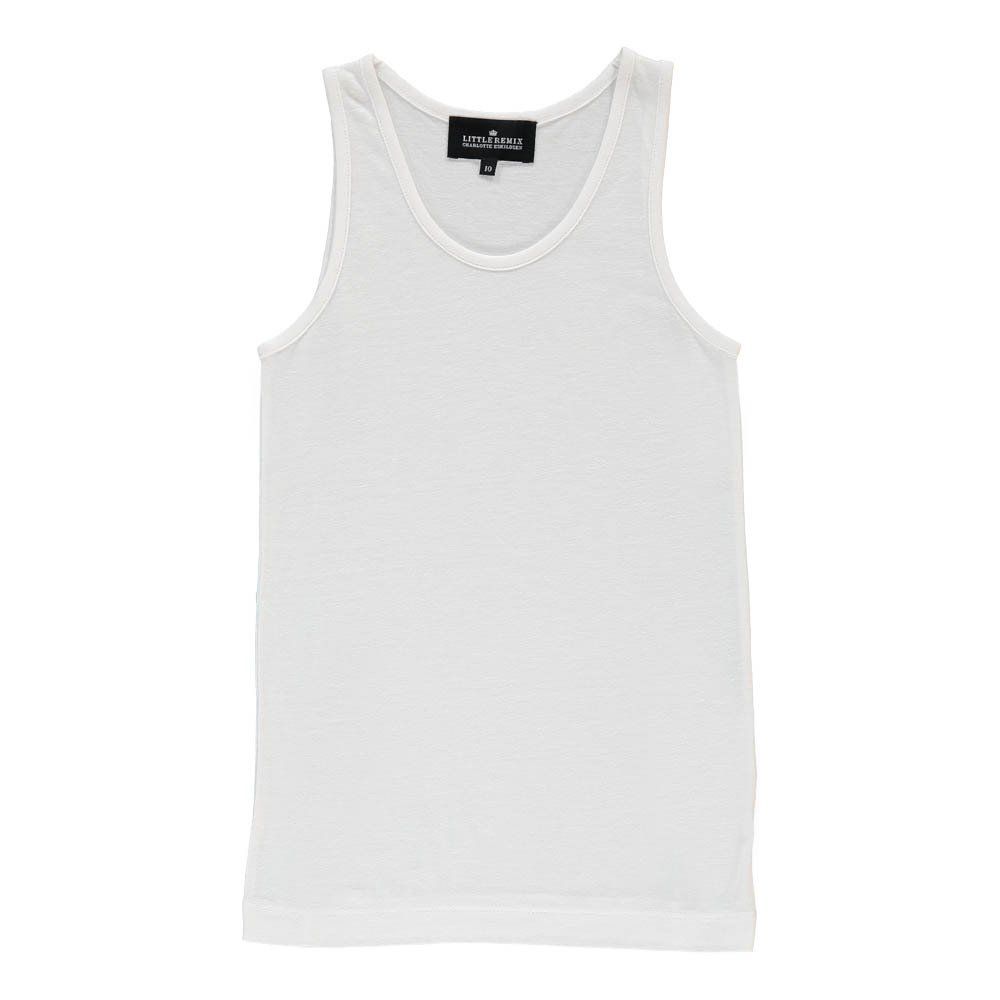 Designers Remix Girls - Débardeur Coton et Lin New Blos - Fille - Blanc