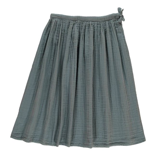 Langer Rock Ava Graublau | Ice Blue S032