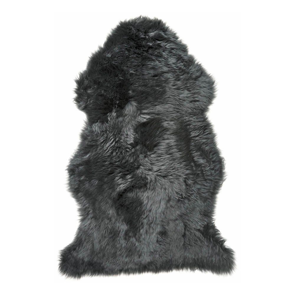 Maison de vacances - Peau de mouton anglais 65x95 cm - Gris anthracite