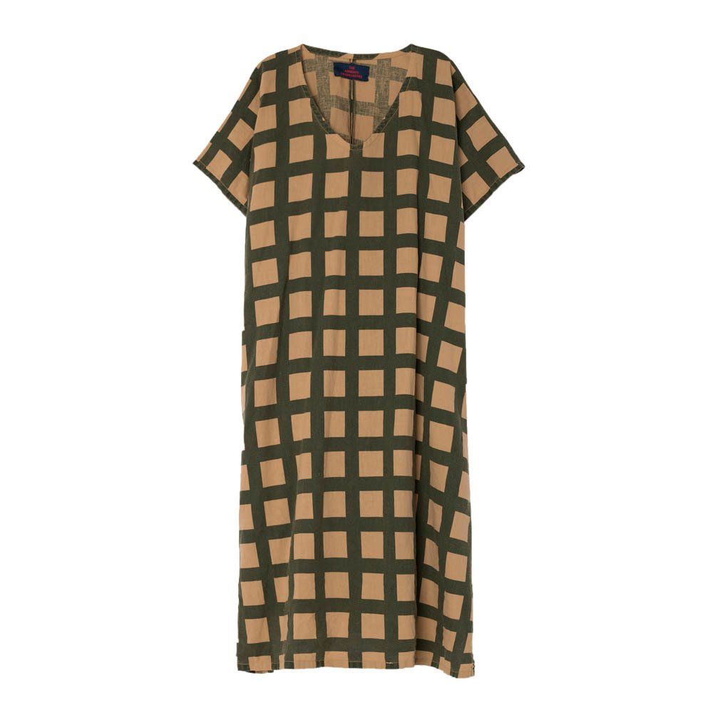 The Animals Observatory - Robe Ample Hummingbird - Fille - Vert kaki