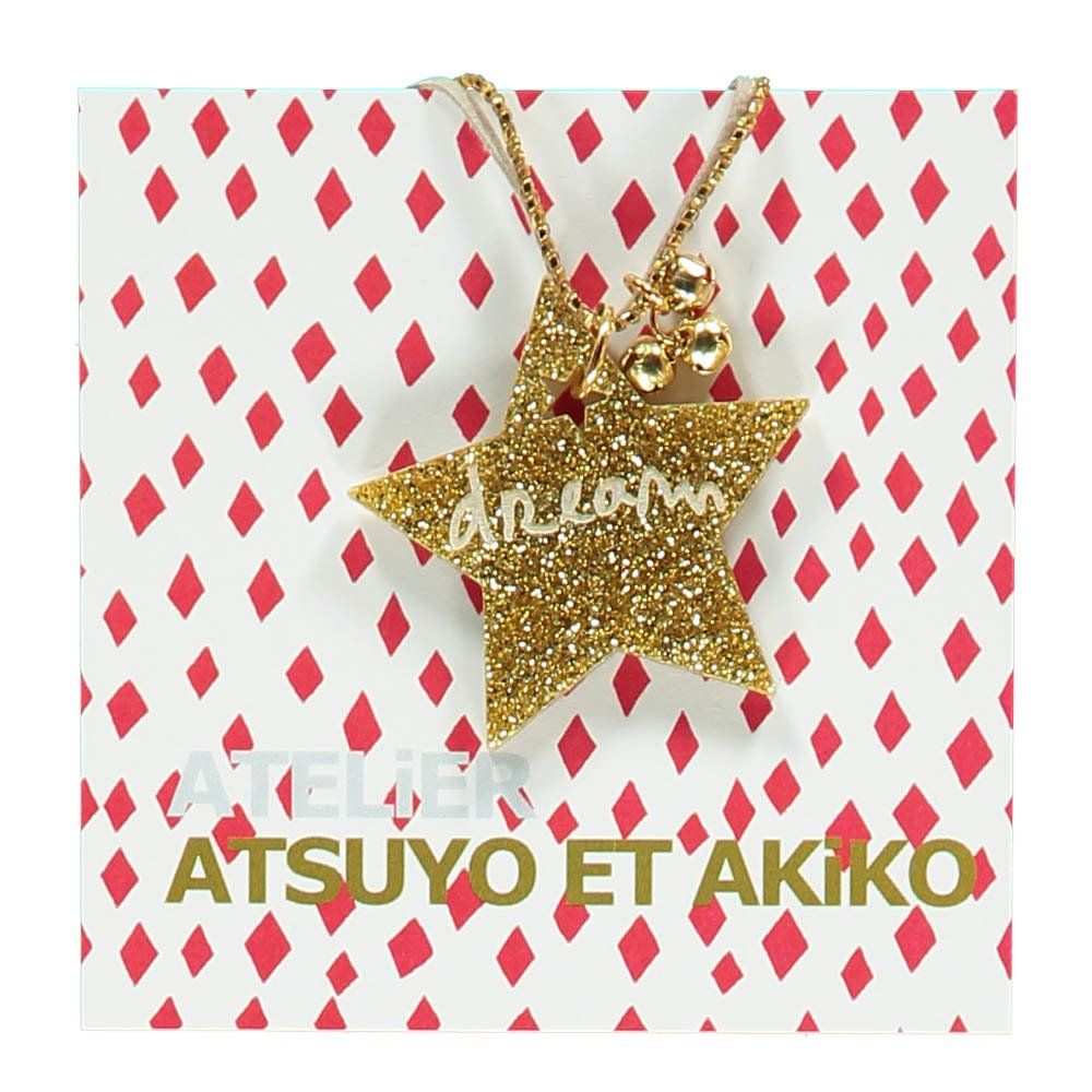 Atsuyo et Akiko - Collier Dream Star - Fille - Doré