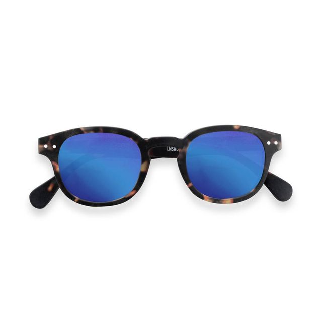 #C Mirror Glass Sunglasses Brown