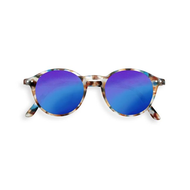#D Mirror Glass Sunglasses Blue