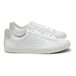 Low Esplar Leather Lace-Up Sneakers White- Miniature produit n°0