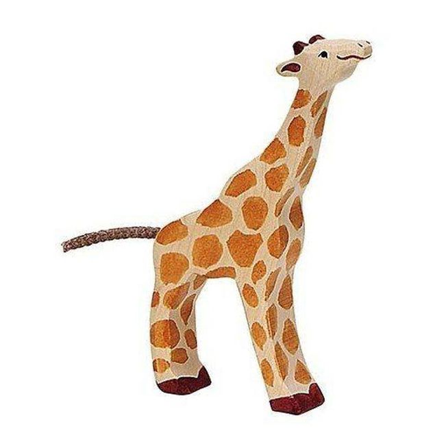 Figurín de madera jirafa pequeño