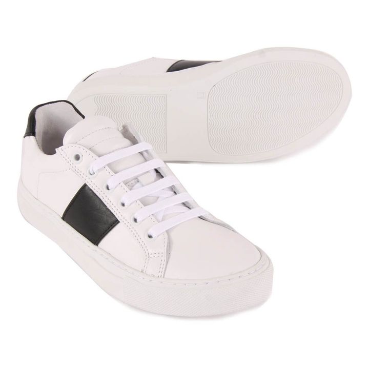 Edition 4 Black Lace Trainers White National Standard Shoes Teen