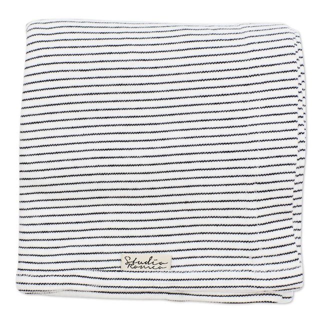 Porte-bébé Stripes en coton bio | Blanc