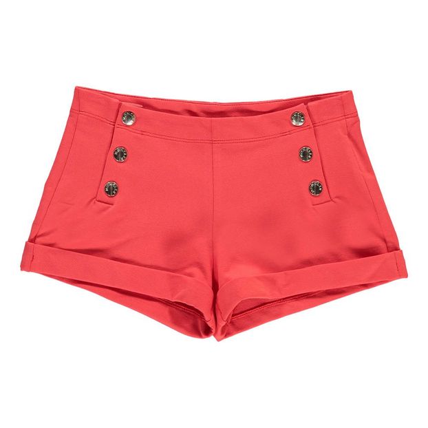 orange moncler shorts