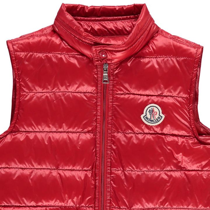 Doudoune sans manche online moncler rouge