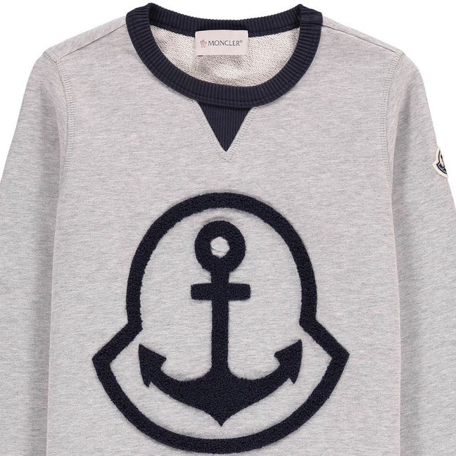 Anchor Sweatshirt | Light eather grey