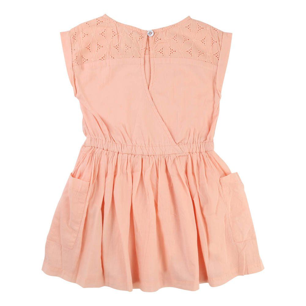 Lace Detail Dress Peach Carrement Beau Fashion Children