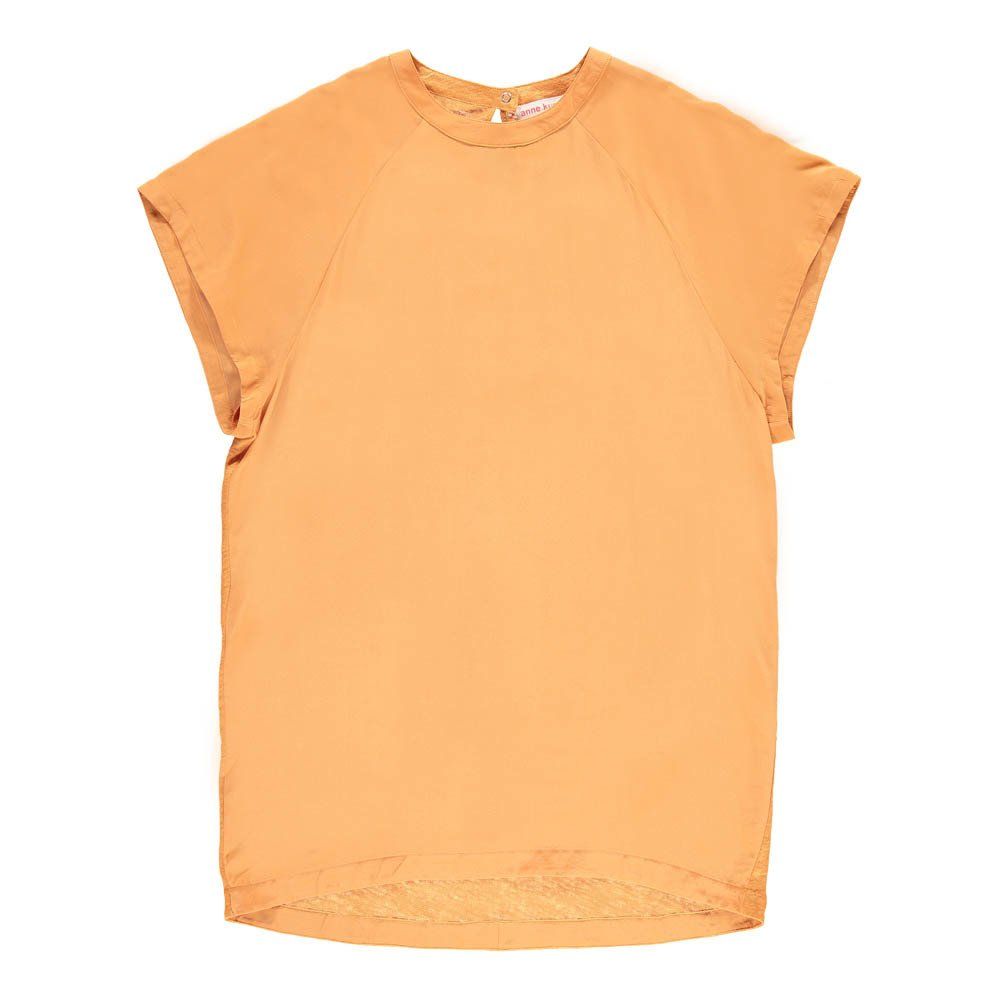 ANNE KURRIS - Robe Soie et Crêpe Lifu - Fille - Ocre