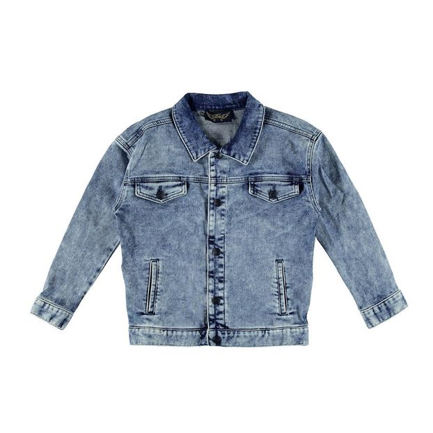 Road Jacket Denim bleached Finger in the nose Fashion Teen