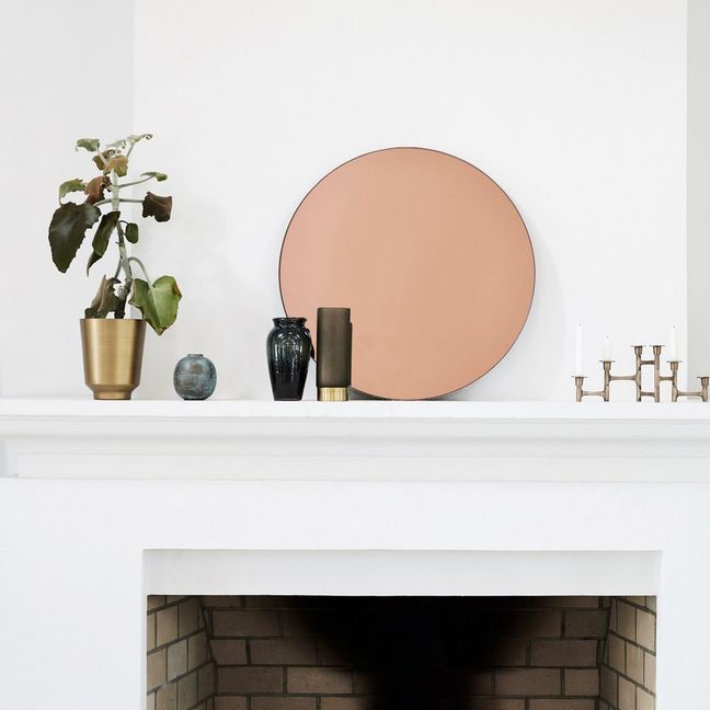 Round Mirror 50cm | Pink