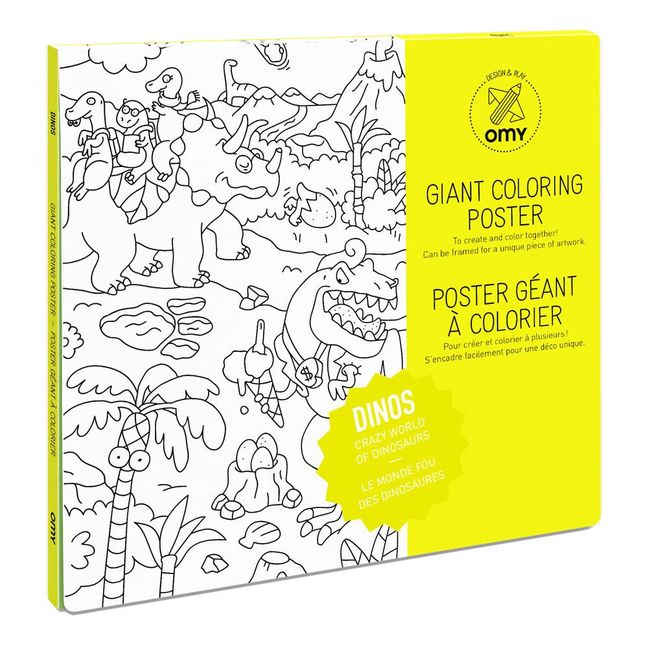 Dinos Giant Colouring Poster