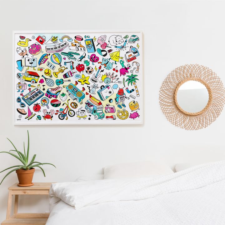 Pop Giant Colouring Poster- Product image n°1