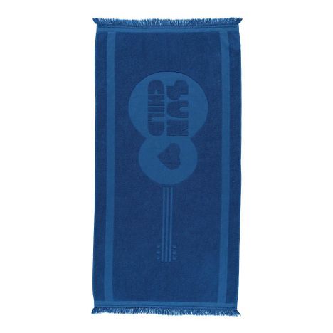 Serviette de Plage Coton Virginia Bleu marine Sunchild Mode Serviette de Plage Coton Virginia Bleu marine Sunchild Mode
