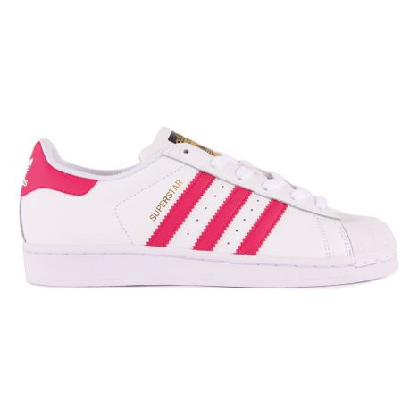 Sneakers Pelle Lacci Superstar Rosa Adidas Scarpe Teenager , Sneakers Pelle Lacci Superstar -product