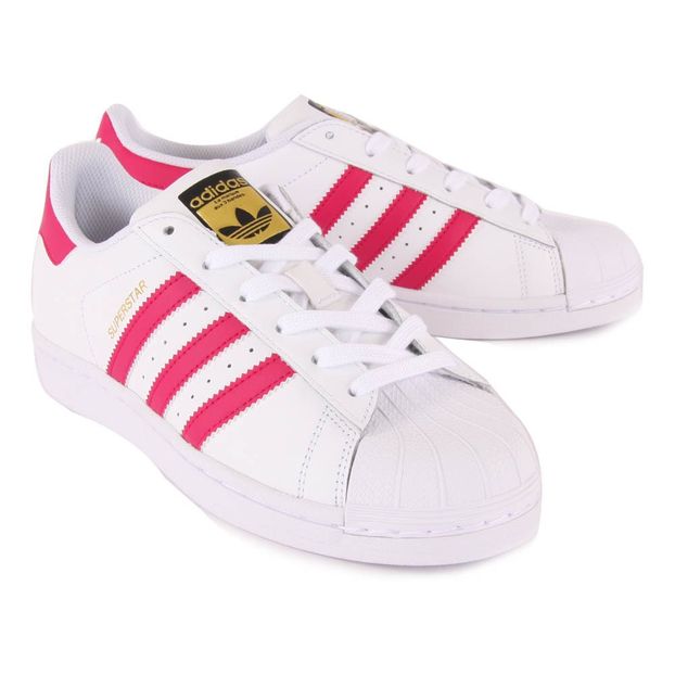 pink adidas superstar trainers