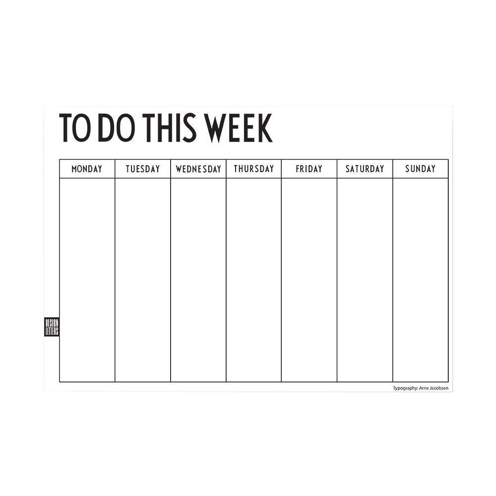 Planning semaine- Image produit n°0