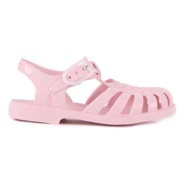 Sun Plastic Sandals  Pale pink