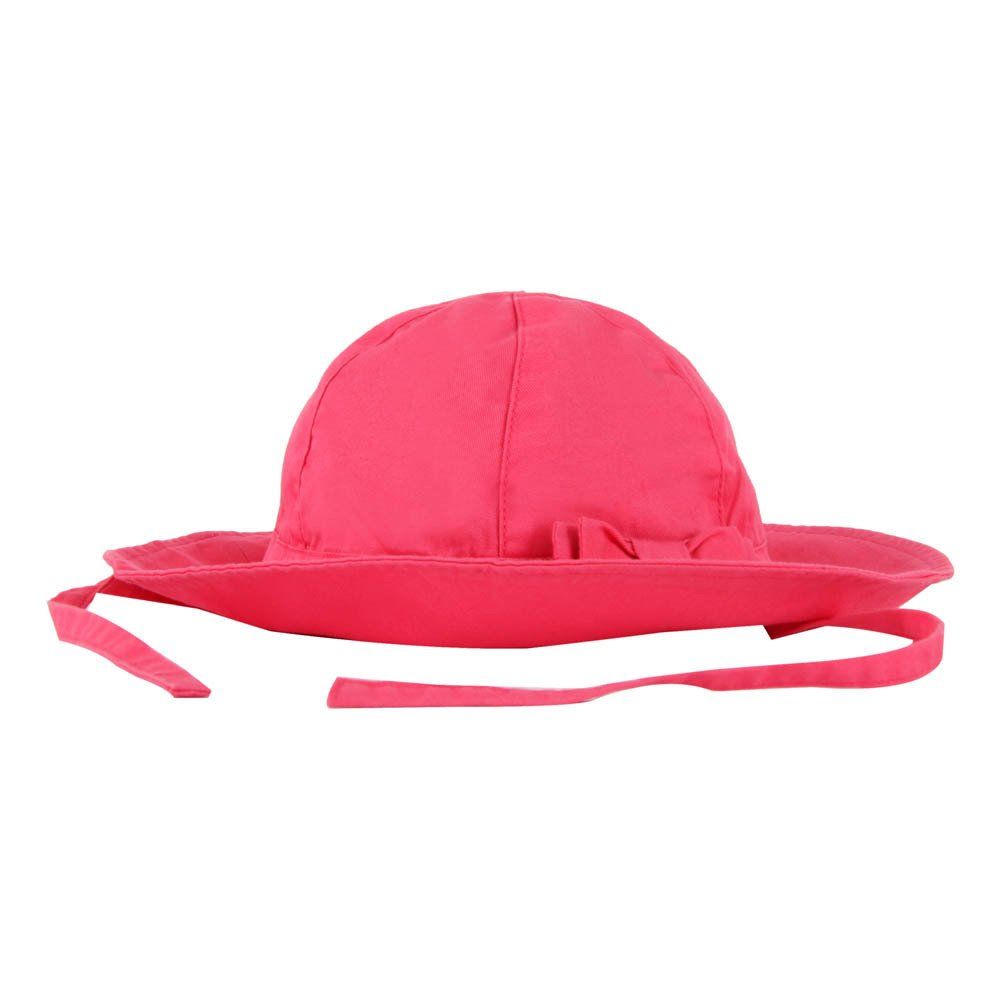 Petit Bateau - Chapeau à Liens Favart - Fille - Rose fuschia