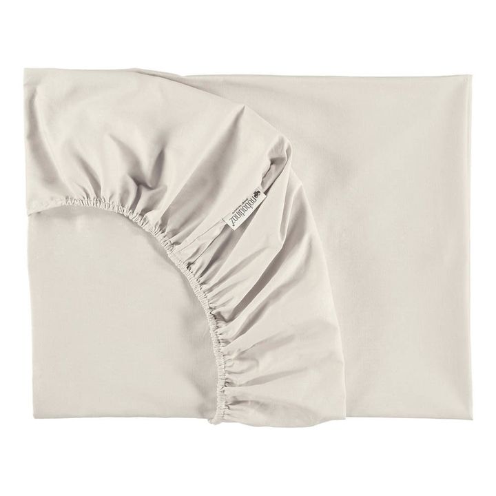 Alhambra Cotton Fitted Sheet | Natural- Product image n°0