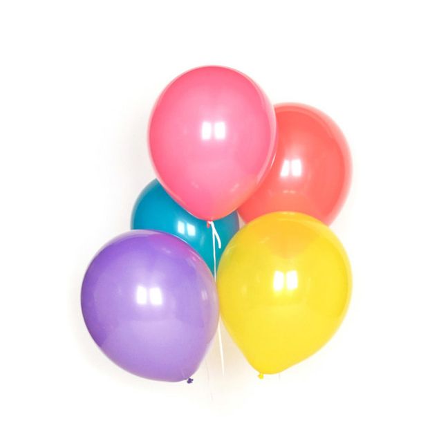 Bunte Luftballons aus Latex-10 Stück 