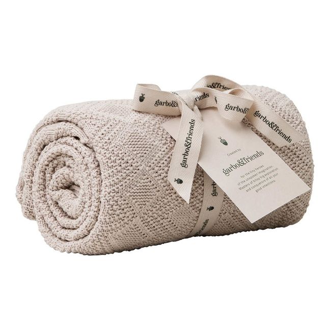 Couverture en coton Ollie | Rose