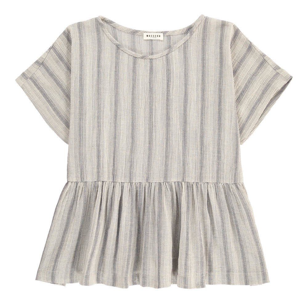 Cotton Broad Stripe x Cotton Blouse main image 0