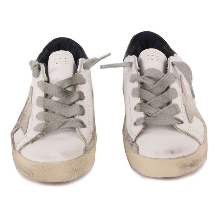 Superstar Lace-Up Leather Sneakers White- Product image n°3