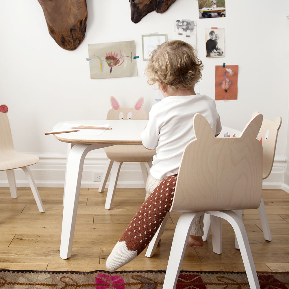 Rabbit Play Chairs - Set of 2 Bouleau- Product image n°1