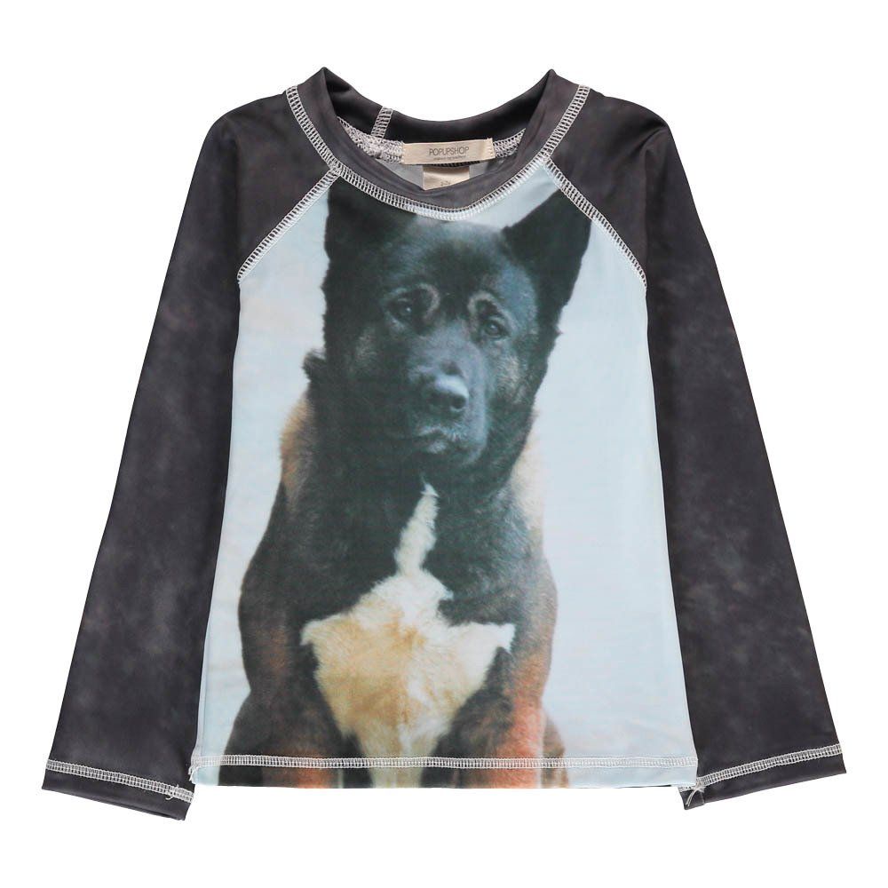 Dog UV Protective TShirt Grey Fashion Baby , Children