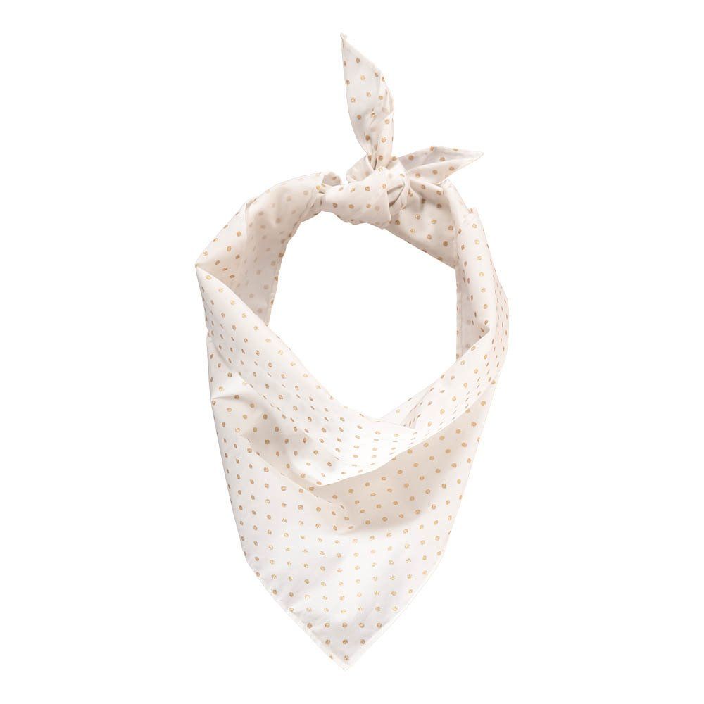 Noro - Foulard Pois Lurex - Fille - Blanc