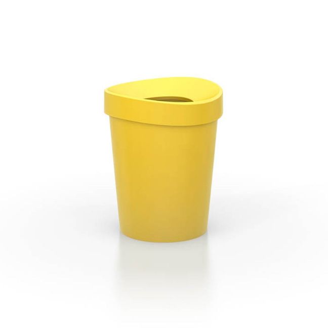 Poubelle à papier Happy - Michel Charlot | Jaune