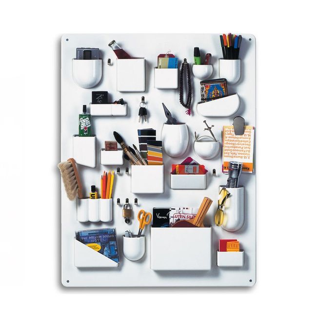 Almacenamiento mural Uten silo I - Dorothee Becker, 1969 | Blanco