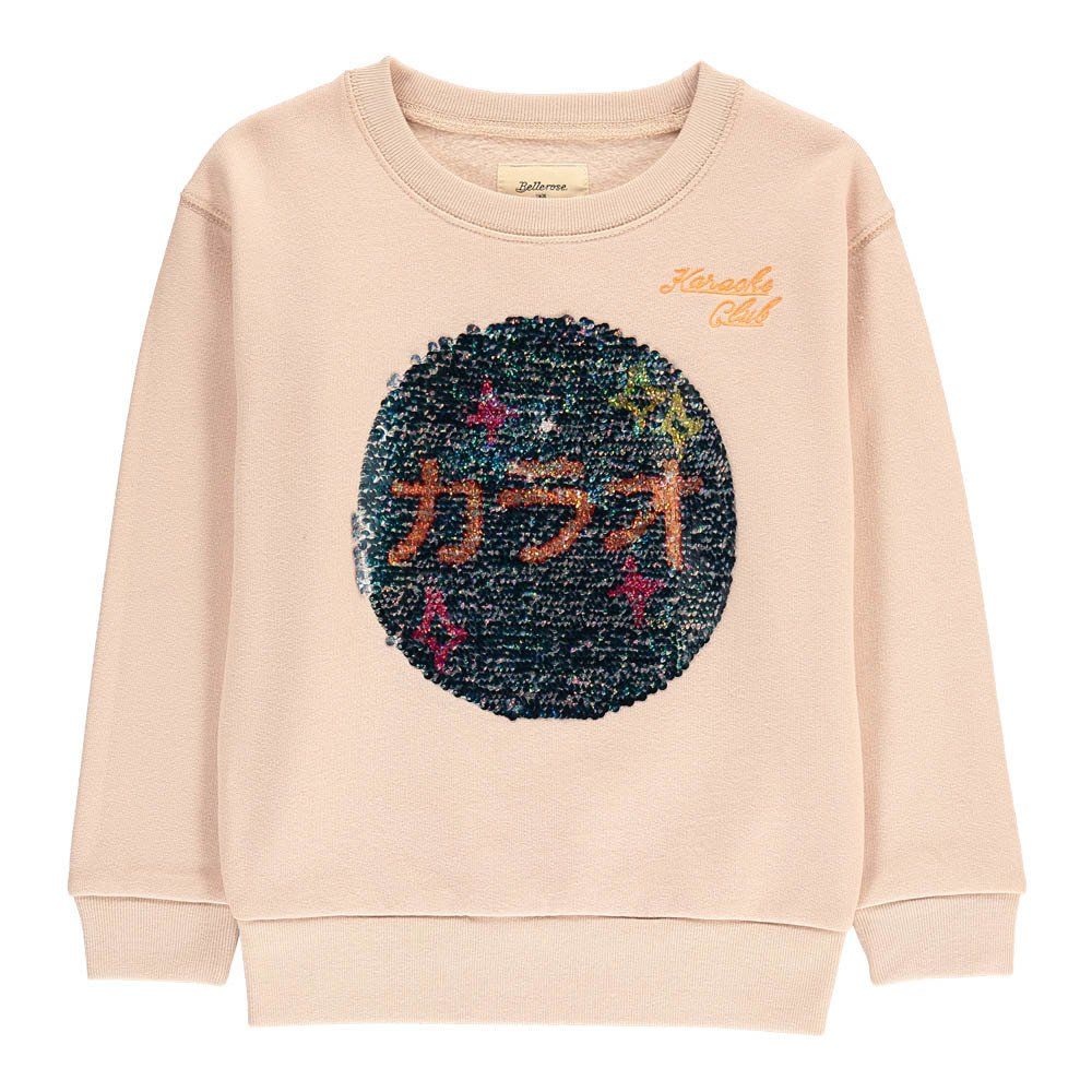Bellerose - Sweat Sequins Banzi - Fille - Rose poudré
