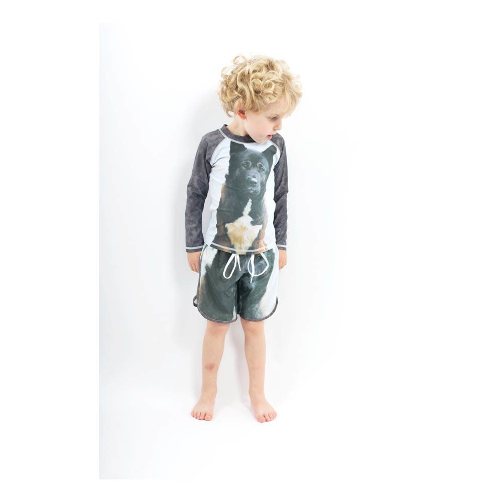 Dog UV Protective TShirt Grey Fashion Baby , Children