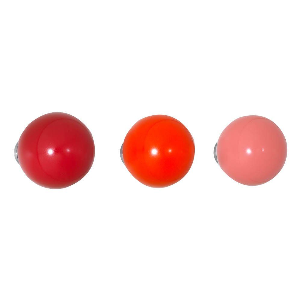 Vitra - Patères Coat dots - Set de 3 - Hella Jongerius - Rouge