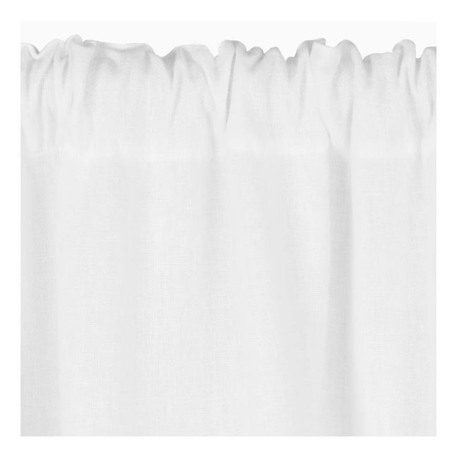 Vorhang aus Leinen  | Weiß