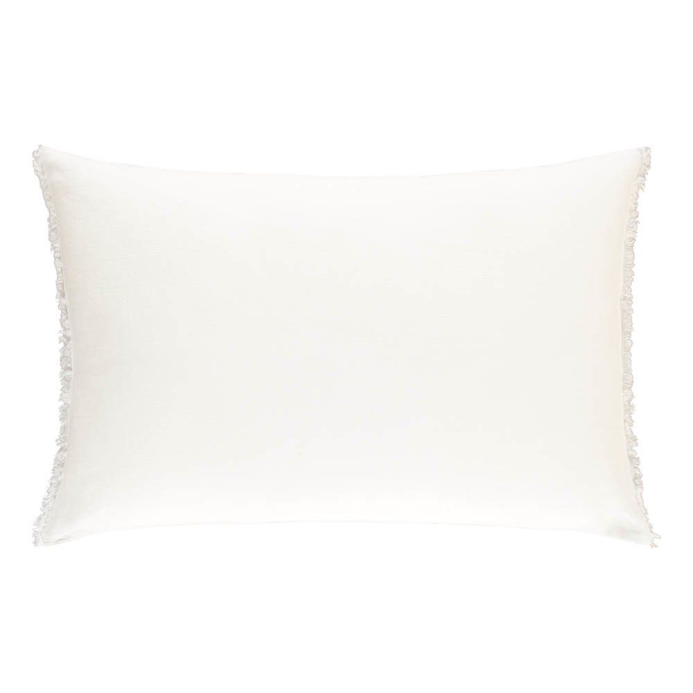Communauté de biens - Coussin Lin lavé - Blanc