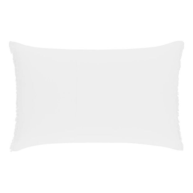 white rectangle cushion