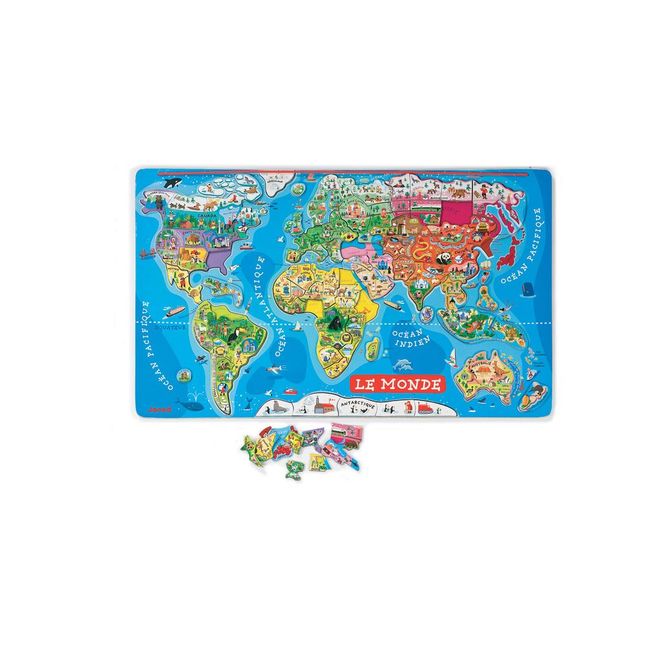 Puzzle magnetico - Mondo