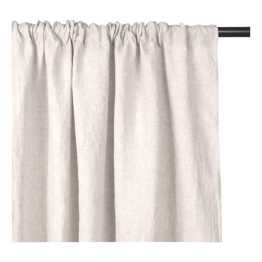 Washed Linen Curtain Natural- Product image n°0