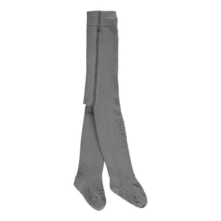 Tights With NonSlip Knees and Feet Dark grey GOBABYGO Fashion