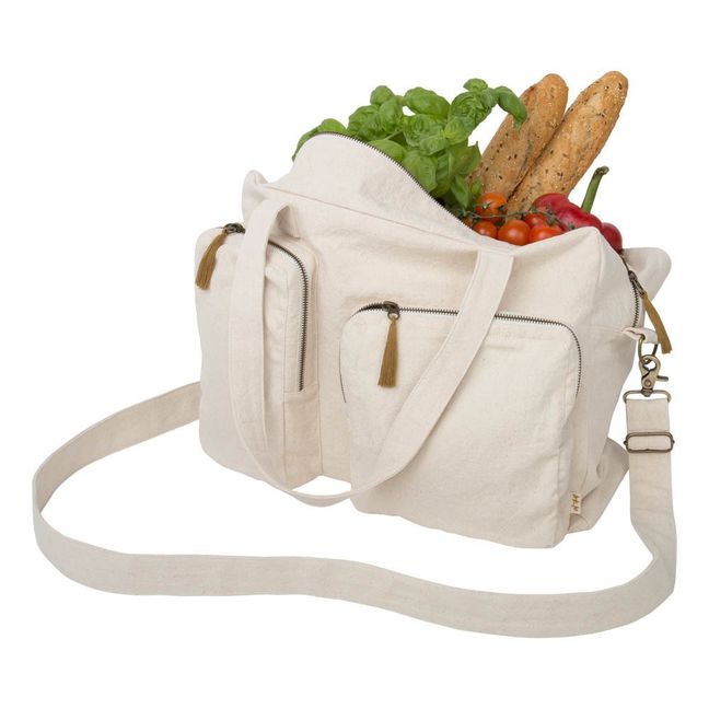 Bolso cambiador de algodón biológico | Natural S000