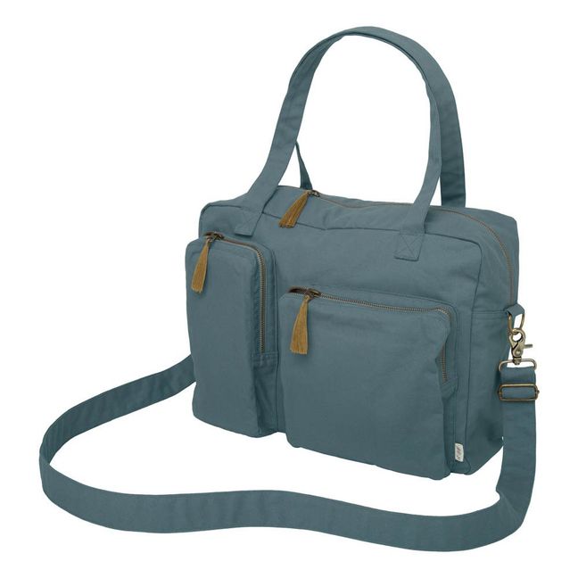 Organic Cotton Changing Bag | Ice Blue S032
