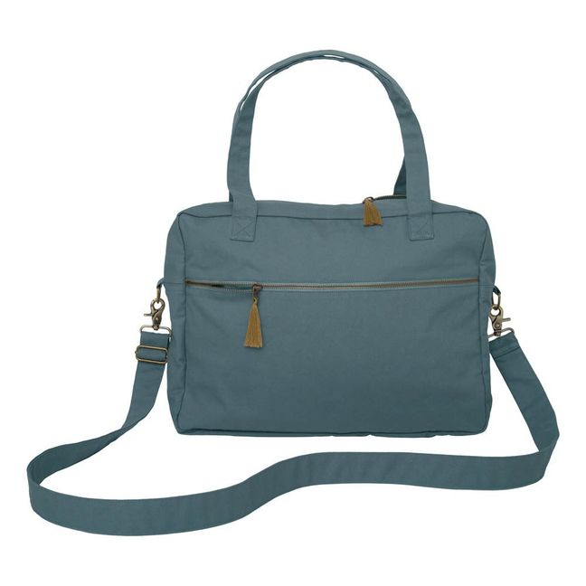 Organic Cotton Changing Bag | Ice Blue S032