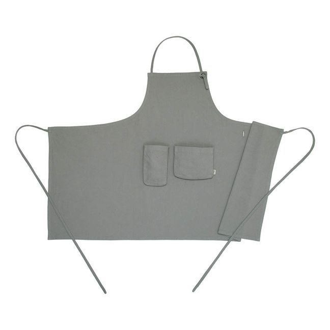 Delantal Adulto | Silver Grey S019